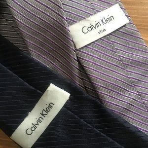 Calvin Klien ties